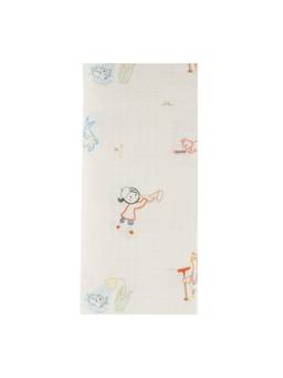 DULAAR - White Organic Muslin Swaddle for Newborns (0-6 Months)