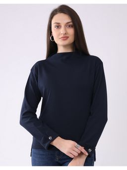 Monte Carlo - Navy Blue Full Sleeve Top