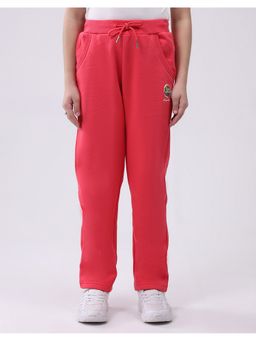 Monte Carlo - Girls Red Regular Fit Casual Pant
