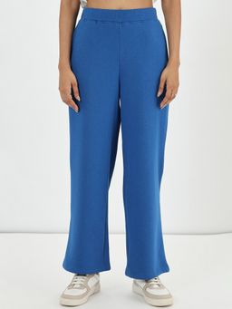 Femmella - Royal Blue Fleece Track Pant
