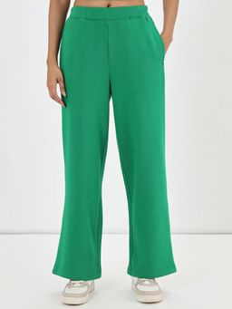 Femmella - Bright Green Fleece Track Pant