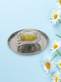 Metalsmith - Aluminium Diya with Plate for Home Decor, Lighting and Occassions