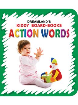 Dreamland - Kiddy Book Action Words Children Early Learning Board Book