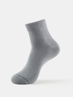 Jockey - 7396 Men Modal Cotton Elastane Stretch Ankle Length Socks - Mid Grey