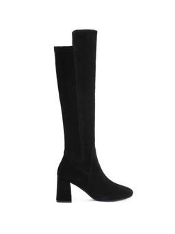 Saint G - Elexis Black Leather Knee High Boots