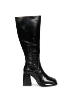 Saint G - Jolene Black Harrod Patent Leather Long Boots