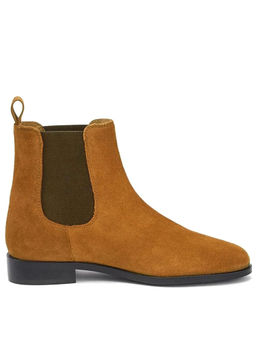 Saint G - Isa Tan Leather Ankle Chelsea Boots