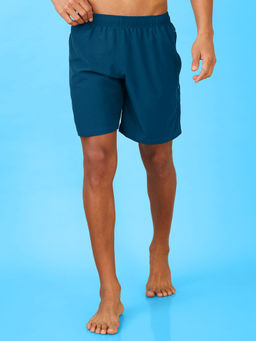 LYCOT - Men All-Purpose Training Dry-Fit Sports 2 Zip Pockets Turquoise Shorts