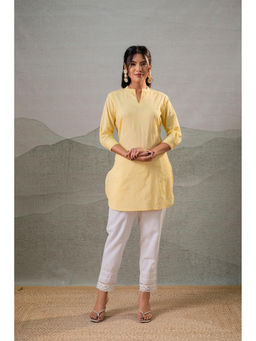 Juniper - Yellow Ease Minimal Cotton Tunic