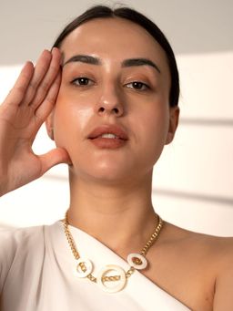 House of D'oro - Handcrafted Chain Necklace for Women Trinity Halo