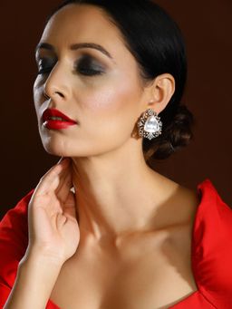 Ritu Singh - Gold Toned Contemporary Studs Earrings