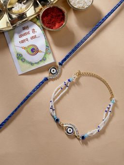 Gahan - Blue Evil Eye Bhaiya Bhabhi Rakhi