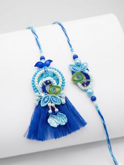 Gahan - Peacock Design Bhaiya Bhabhi Rakhi