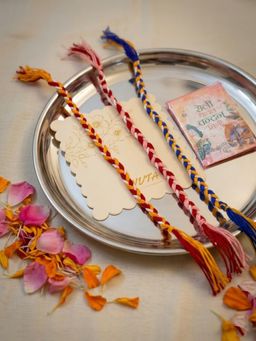 Gahan - Multi-Color Thread Rakhis (Pack of 3)