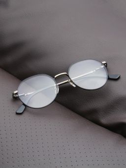 TED SMITH - Unisex Black Full Rim Round Frame (50)
