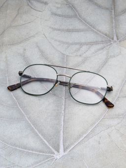 TED SMITH - Unisex Green Full Rim Square Frame (50)