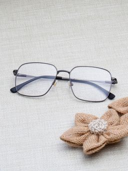 TED SMITH - Unisex Grey Full Rim Square Frame (54)