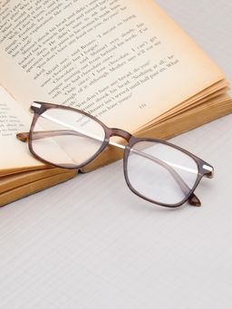 TED SMITH - Unisex Brown Full Rim Square Frame (50)