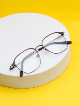TED SMITH - Unisex Grey Full Rim Wayfarer Frame (49)