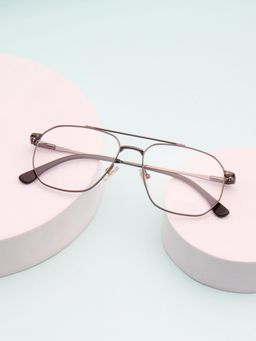 TED SMITH - Unisex Grey Full Rim Square Frame (53)