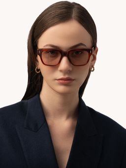 Maison Eclat - Unisex UV Protected Wayfarer Brown Lens Sunglasses (51)