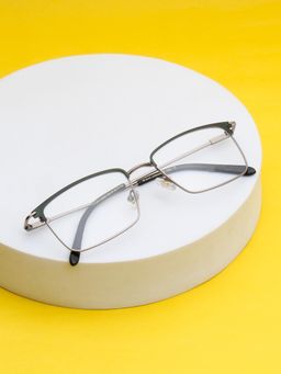 TED SMITH - Unisex Black Full Rim Rectangle Frame (52)