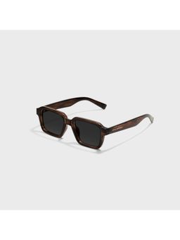 SAM AND MARSHALL - Unisex UV Protected Rectangle Brown Lens Sunglasses