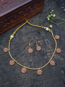 GRIIHAM - Premium Floral Ad Necklace Set