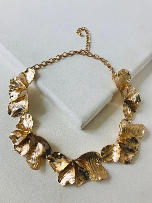 Rhea Gilded Bloom Gold Necklace