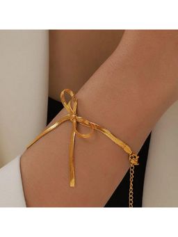 ESTAILO FASHION - Golden Bow Bracelet