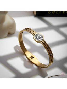 ESTAILO FASHION - Sparkling Statement Bracelet Gold