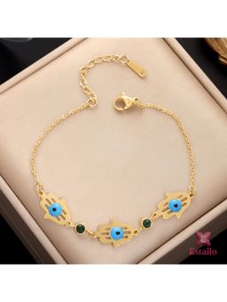 ESTAILO FASHION - Mystic Hamsa Bracelet Gold