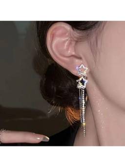 ESTAILO FASHION - Of Aim For The Star Chain Earring