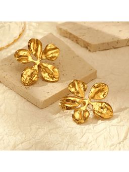 ESTAILO FASHION - Fairycore Floral Charms Earrings Gold