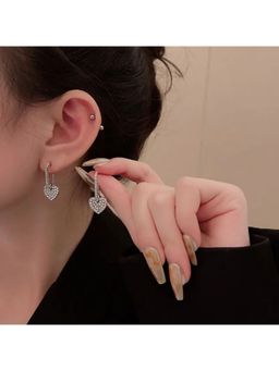 ESTAILO FASHION - Forever Heart Earrings