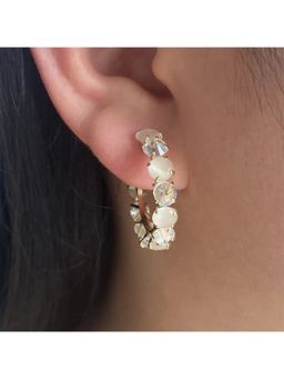 ESTAILO FASHION - Radiant Orbit Earrings Gold