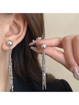 ESTAILO FASHION - Baroque Pearl Tassels Earrings