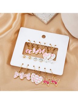 ESTAILO FASHION - Y2K Dream Pink Dangles Earrings