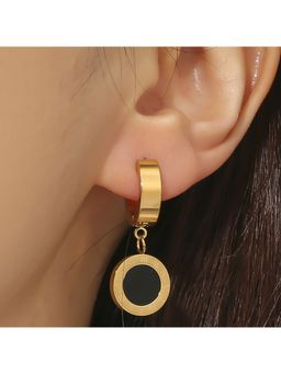 ESTAILO FASHION - Chronos Charm Hoops Gold