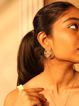 KKATHA ACCESSORIES - Aurora Blush Earrings