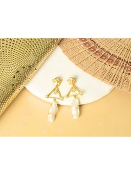 KKATHA ACCESSORIES - Pearl Prism Earrings
