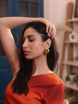 KKATHA ACCESSORIES - Solara Disc Earrings