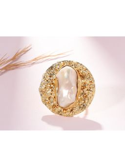 KKATHA ACCESSORIES - Aurelia Pearl Ring