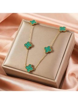 ESTAILO FASHION - Lucky Malachite Charm Chain Green