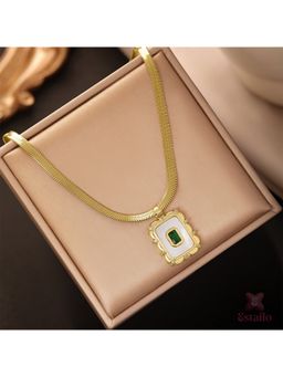 ESTAILO FASHION - Golden Oasis Necklace Gold