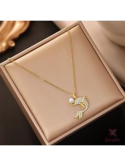 ESTAILO FASHION - Ariels Shimmer Pearl White Necklace