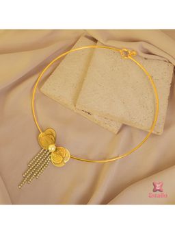 ESTAILO FASHION - Dazzling Droplet Bow Necklace