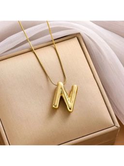 ESTAILO FASHION - Gilded N Glam Necklace Gold