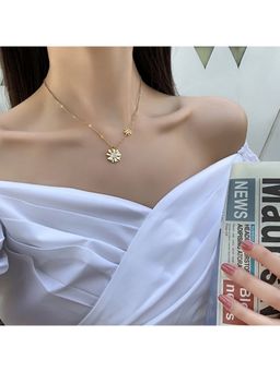 ESTAILO FASHION - Lumina Daisy White Necklace