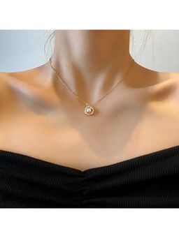 ESTAILO FASHION - Celestial Pearl Drop White Necklace